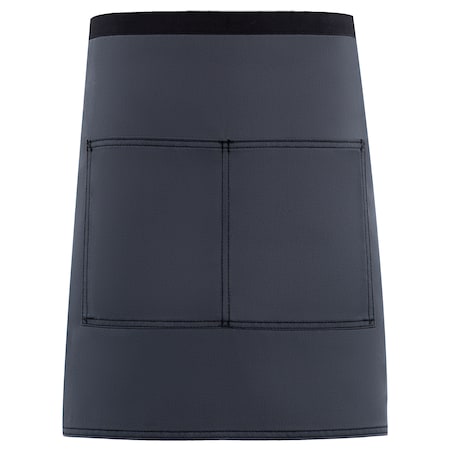 Deltaplus Waist Apron, Half Bistro, City Market Everyday, CME28, Charcoal 83508